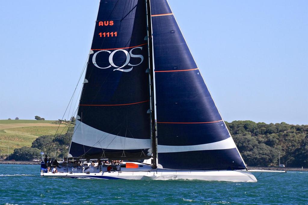 CQS supermaxi Waitemata Harbour, Auckland - November 23, 2016 © Richard Gladwell www.photosport.co.nz